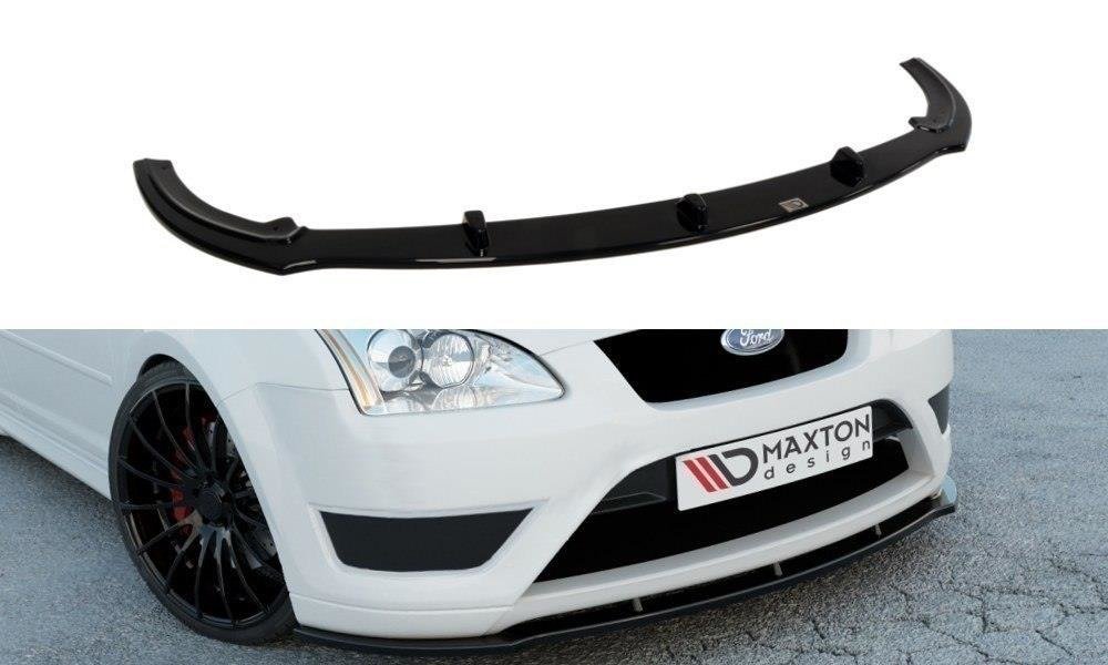 Front Ansatz V.1 für Ford Focus ST Mk2 schwarz Hochglanz
