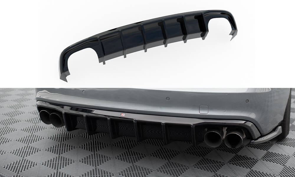 Diffusor Heck Ansatz für Audi S5 Coupe / Sportback 8T Facelift