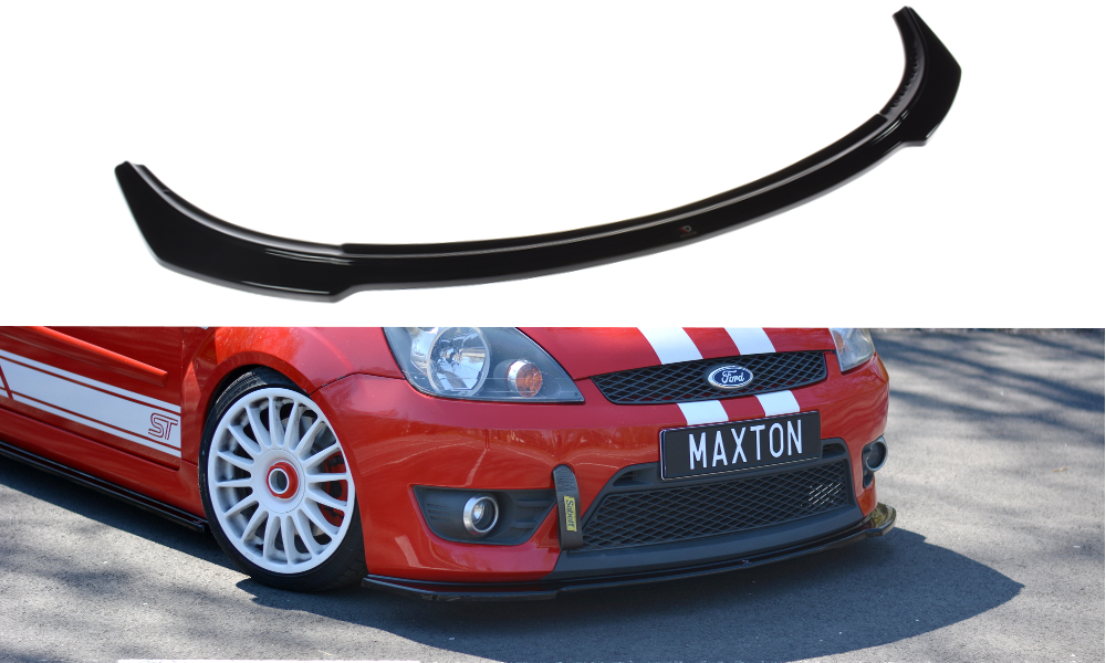 Front Ansatz V.2 für Ford Fiesta ST Mk6 schwarz Hochglanz