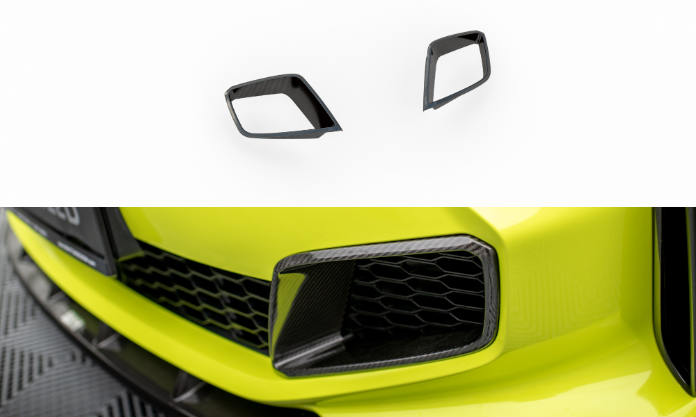 Prepreg Carbon Fiber Front Bumper Side Vents BMW 1er F40 M-Paket/ M135i
