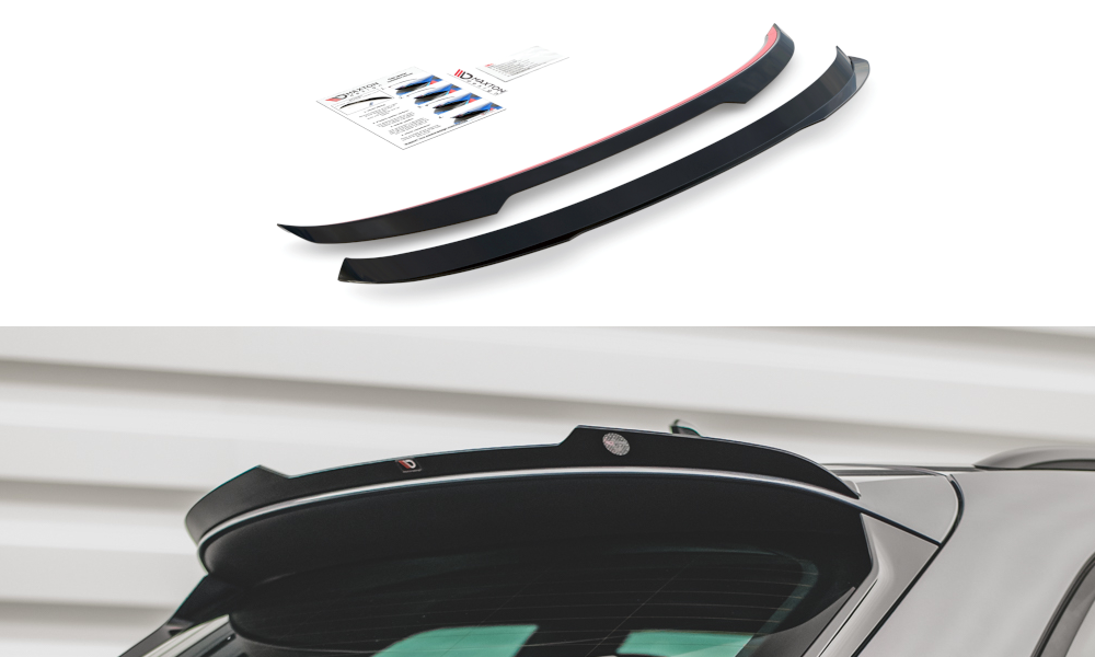 Spoiler CAP für Seat Leon FR ST Mk4 / Cupra Leon schwarz Hochglanz