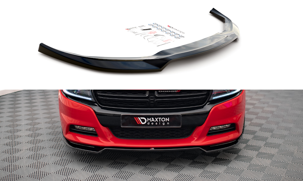 Front Ansatz V.2 für Dodge Charger RT Mk7 Facelift schwarz matt