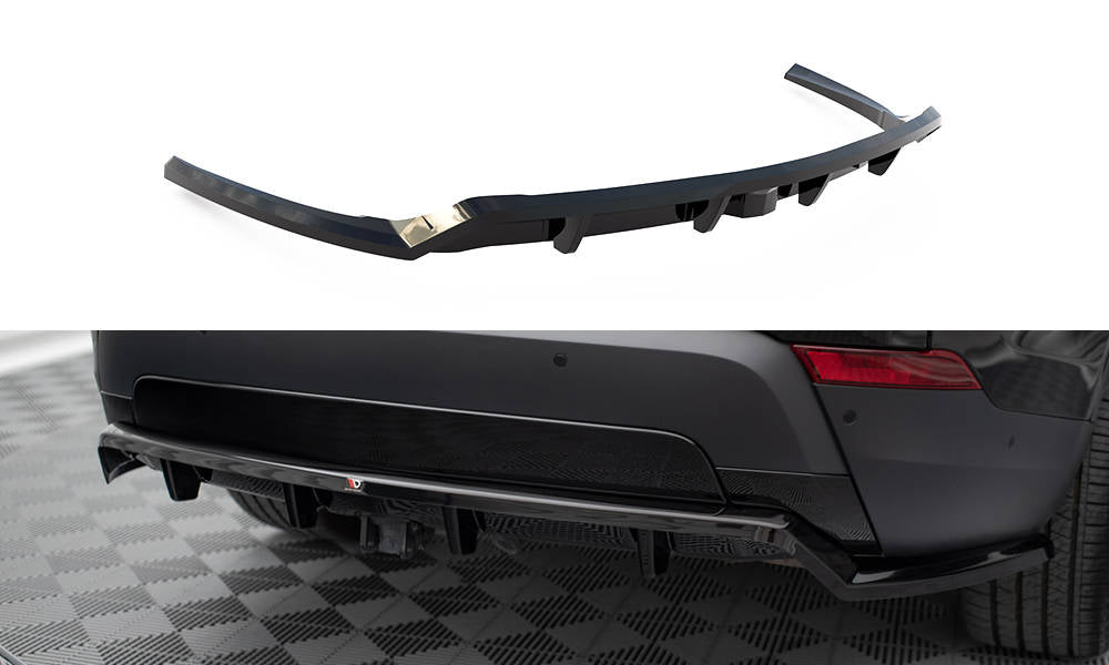 Mittlerer Cup Diffusor DTM Look Heck Ansatz für Land Rover Discovery HSE Mk5 schwarz Hochglanz