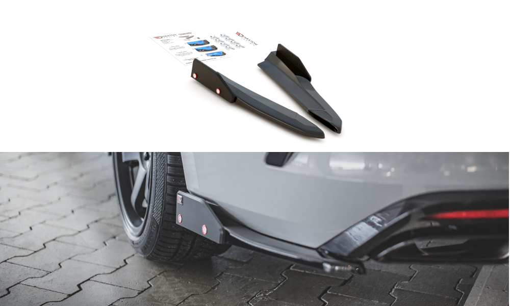 Heck Ansatz Flaps Diffusor V.2 + Flaps für Skoda Octavia RS Mk4