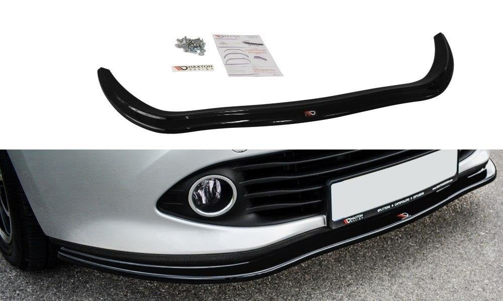 Front Ansatz V.1 für Renault Clio Mk4 schwarz Hochglanz