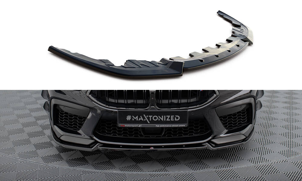Front Ansatz V.3 für BMW M8 Gran Coupe F93 / Coupe F92 schwarz Hochglanz