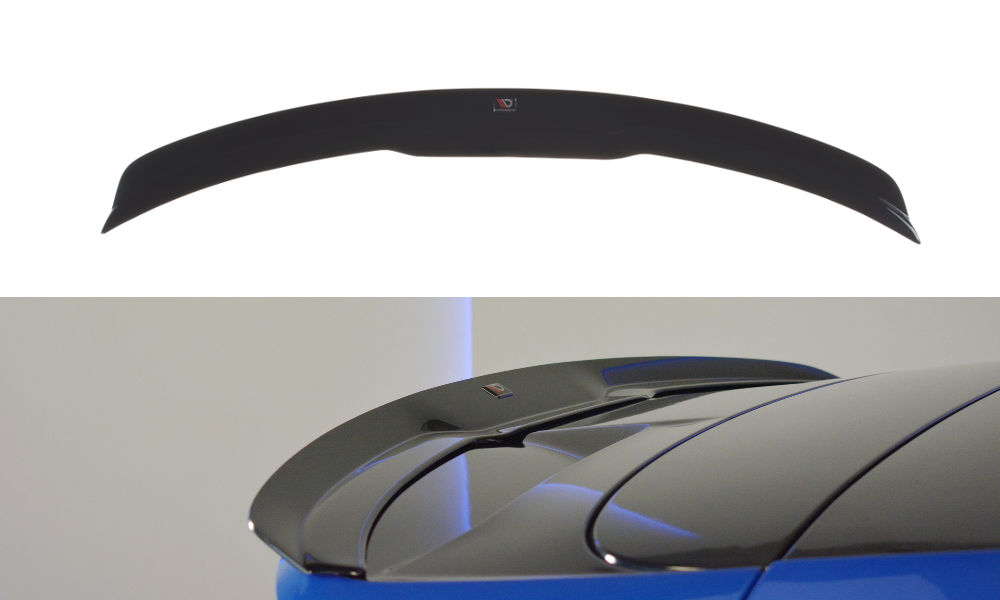 Spoiler CAP V.2 für Ford Focus Hatchback ST-Line Mk4 schwarz Hochglanz