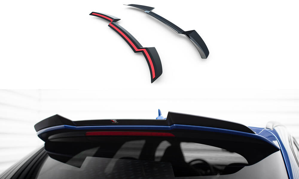 Spoiler CAP V.2 für Audi RS6 C7 / C7 Facelift schwarz Hochglanz