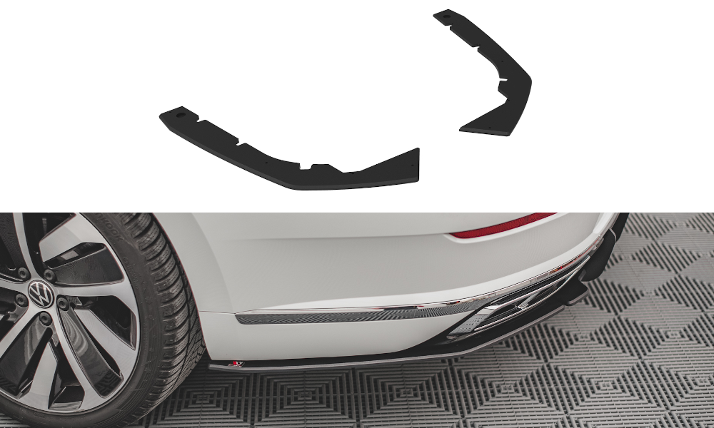 Street Pro Heck Ansatz Flaps Diffusor für Volkswagen Arteon R-Line Facelift