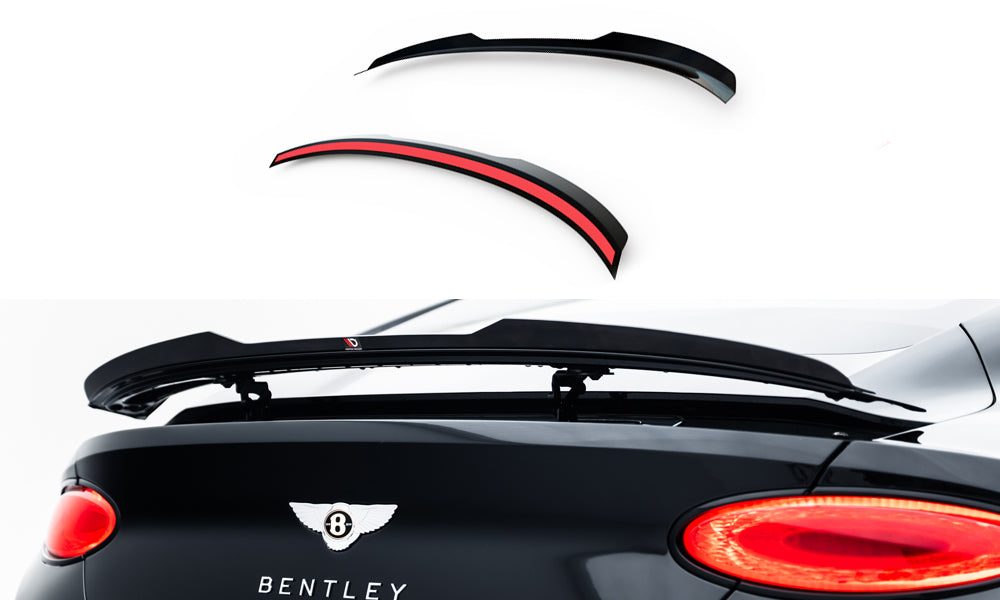 Spoiler CAP für Bentley Continental GT Coupe Mk3 schwarz Hochglanz