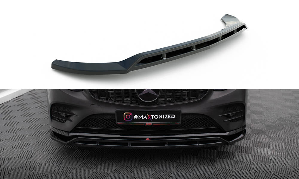 Front Ansatz für Mercedes-Benz GLC Coupe AMG-Line /43 AMG C253 schwarz Hochglanz