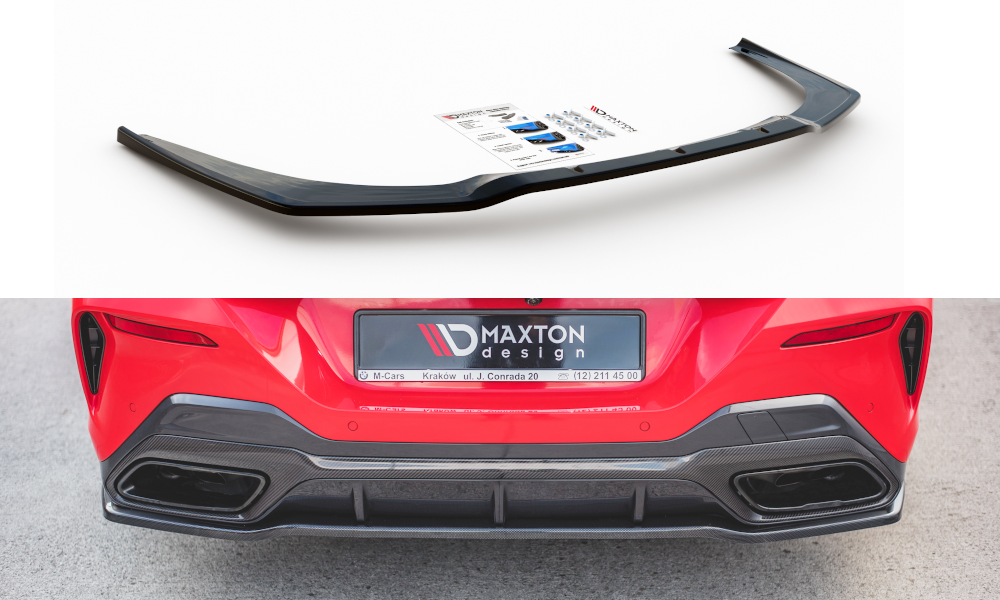 Heckansatz BMW 8 Coupe M-Paket G15 schwarz Hochglanz