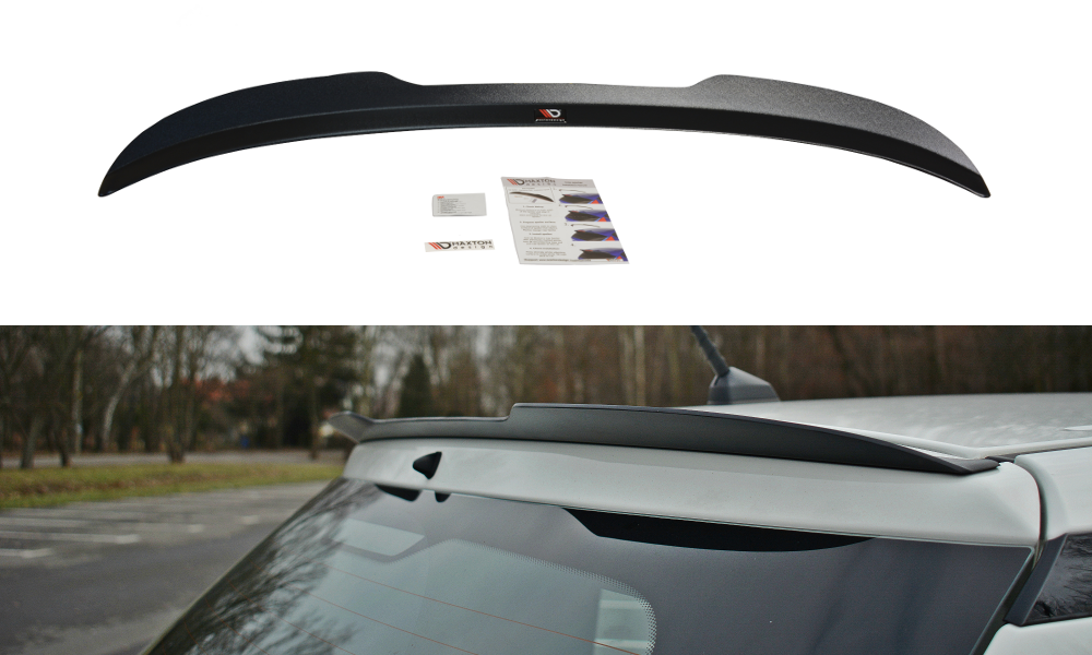 Spoiler CAP für SSANGYONG TIVOLI schwarz Hochglanz
