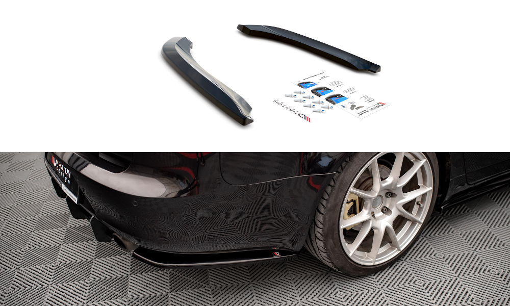 Heck Ansatz Flaps Diffusor für Seat Exeo Carbon Look