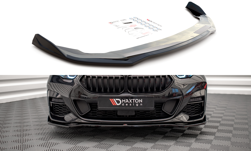 Front Ansatz V.3 für BMW 2 Gran Coupe M-Paket / M235i F44 schwarz Hochglanz