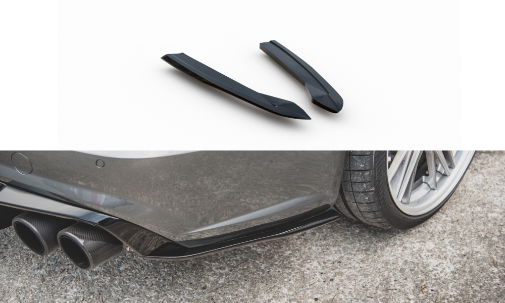 Heck Ansatz Flaps Diffusor für Audi A6 / A6 C7 S-line/ S6 C7 Facelift