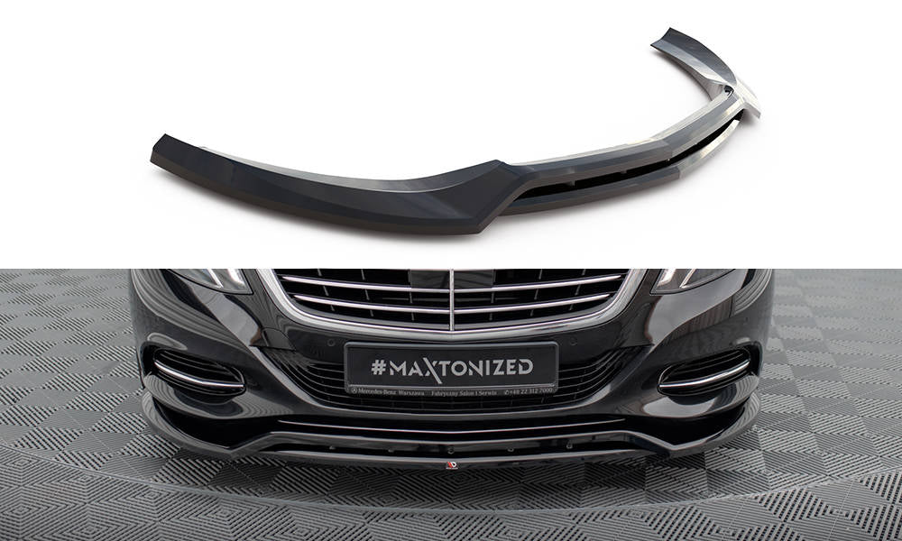 Front Ansatz V.2 für Mercedes-Benz S W222 schwarz Hochglanz