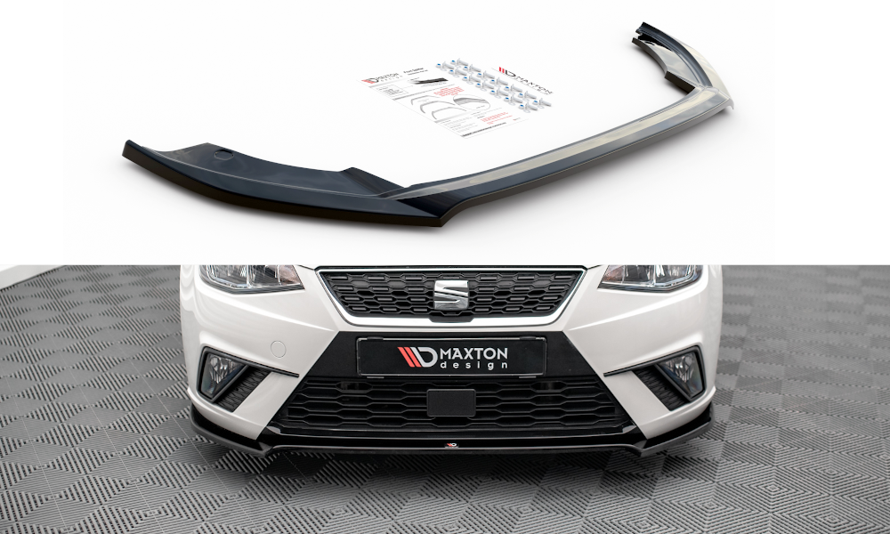 Front Ansatz V.3 für Seat Ibiza FR/ Standard Mk5 schwarz Hochglanz