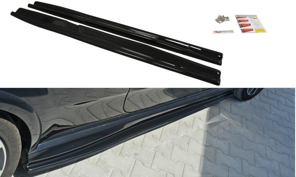 Seitenschweller Ansatz für Fiat Punto Evo Abarth Carbon Look