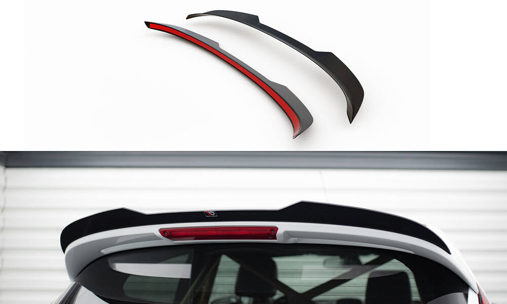 Spoiler CAP für Ford Fiesta ST Mk7 FL schwarz Hochglanz