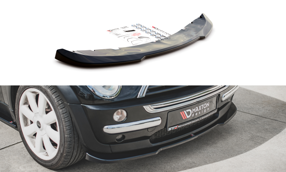 Front Ansatz für Mini Cooper / One R50 schwarz Hochglanz