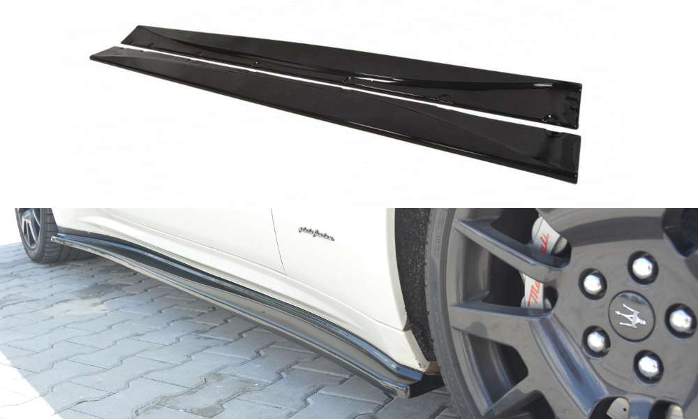Seitenschweller Ansatz für MASERATI GRANTURISMO 2007-2011 Carbon Look