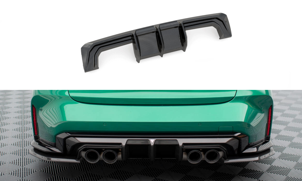 Prepreg Carbon Fiber Diffusor Heck Ansatz für BMW M3 Limousine / Touring G80 / G81