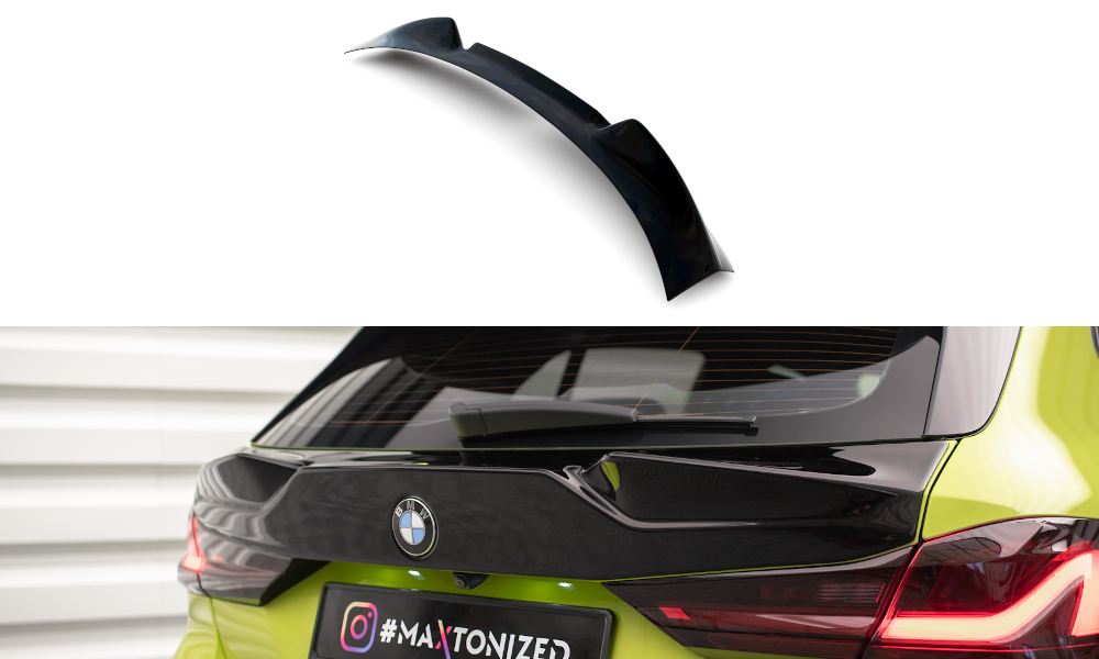 Heckscheiben Spoiler für BMW 1er M-Paket / M135i / 128ti F40 schwarz Hochglanz