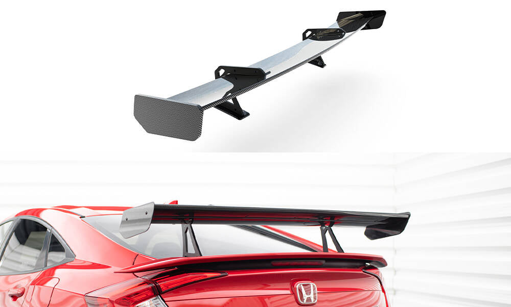 Carbon Spoiler With Upper Swan Mounting Honda Civic SI Mk10