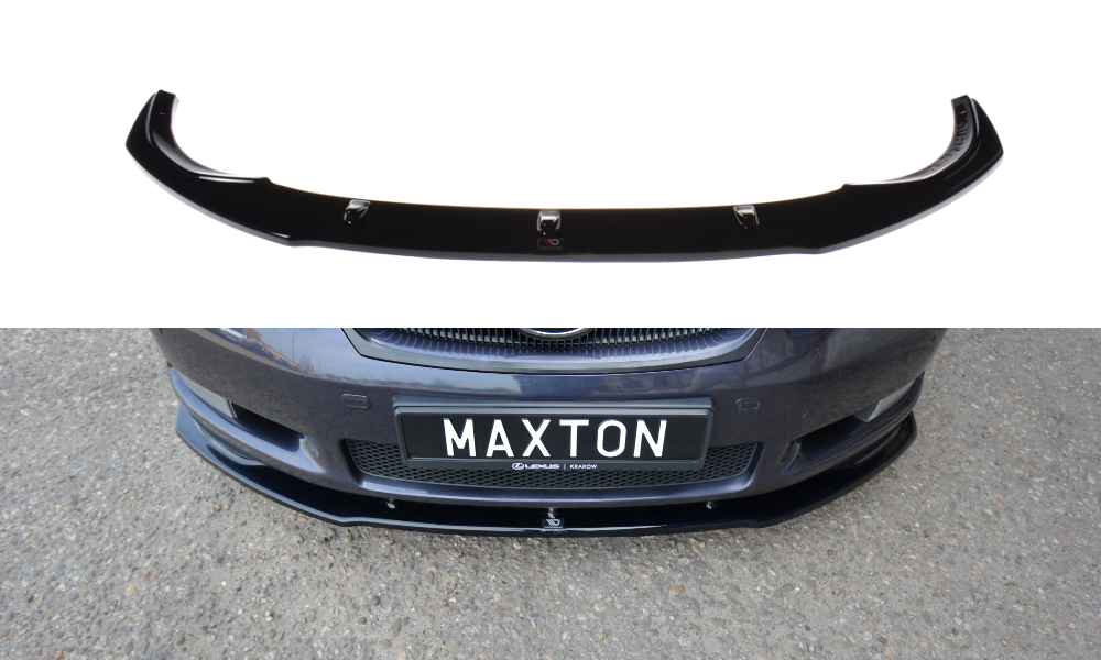 Front Ansatz V.1 für LEXUS GS MK.3 schwarz Hochglanz