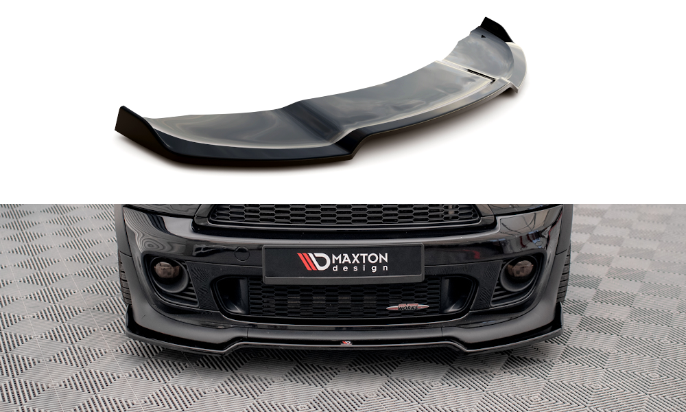 Front Ansatz V.2 für Mini Cooper John Cooper Works R56 schwarz Hochglanz