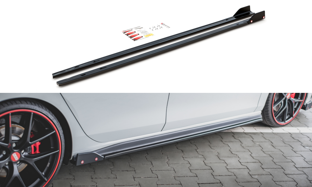 Seitenschweller Ansatz für V.2 für + Flaps Volkswagen Golf 8 GTI / GTI Clubsport