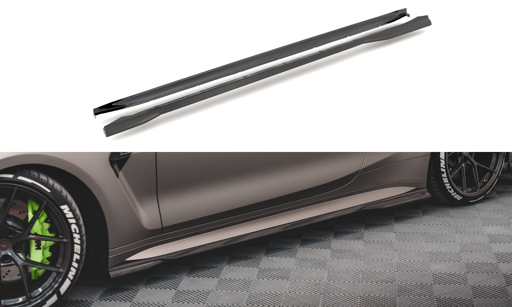 Prepreg Carbon Fiber Seitenschweller BMW M4 G82 / G82 Facelift