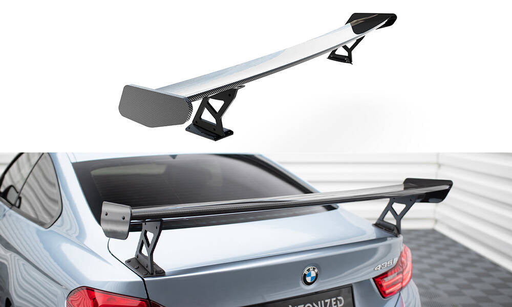Carbon Spoiler With External Brackets Uprights BMW 4er F32 / 4 F32 M-Paket Coupe