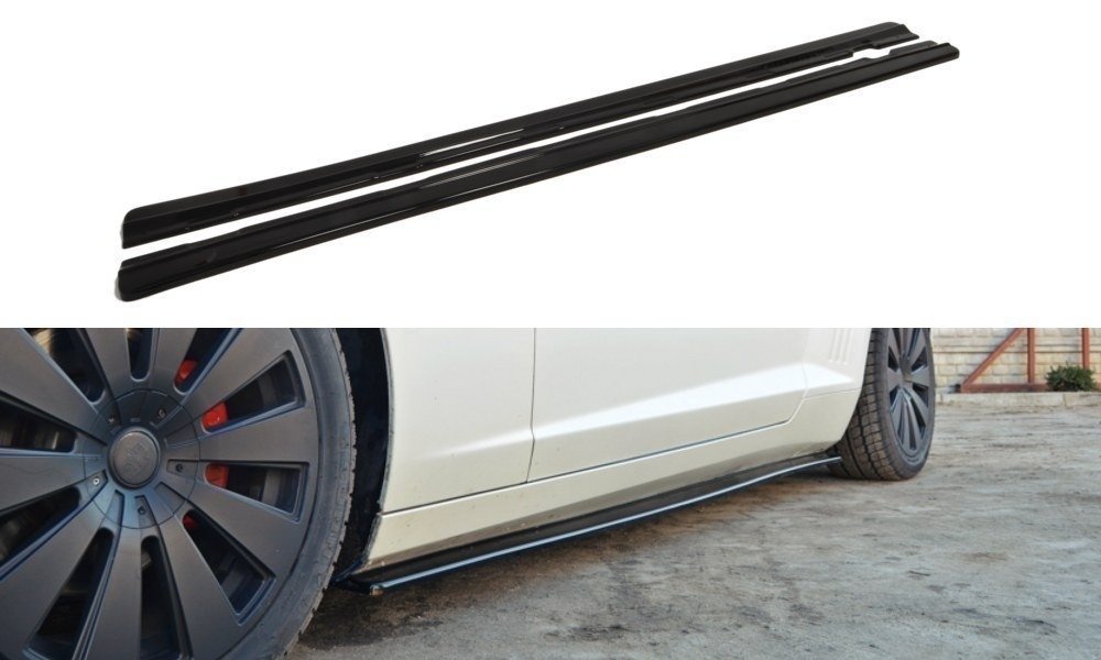 Seitenschweller Ansatz für CHEVROLET CAMARO V SS - US, EU VERSION (vor Facelift) Carbon Look