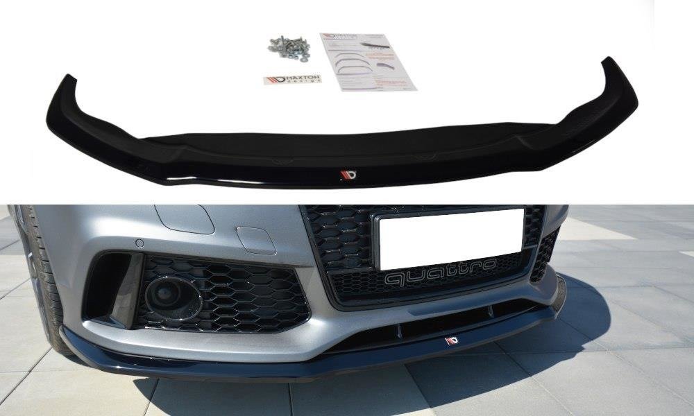 Front Ansatz V.2 für Audi RS7 C7 schwarz Hochglanz