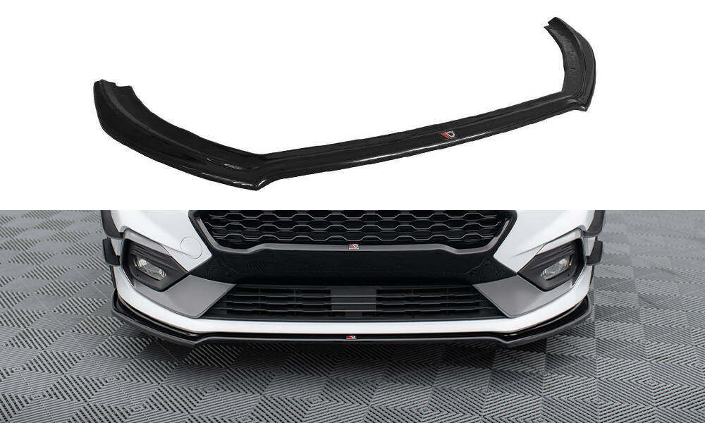 Front Ansatz V.1 für Ford Fiesta Mk8 ST / ST-Line schwarz Hochglanz