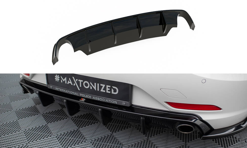 Diffusor Heck Ansatz für BMW Z4 E89 schwarz Hochglanz