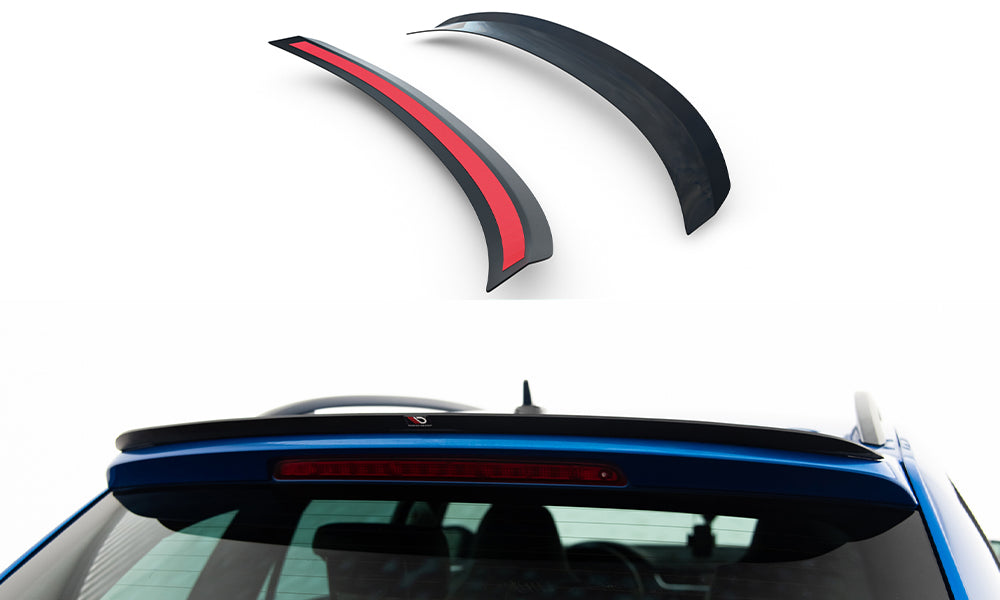 Spoiler CAP für Skoda Octavia RS Mk3 / Mk3 FL Combi schwarz Hochglanz