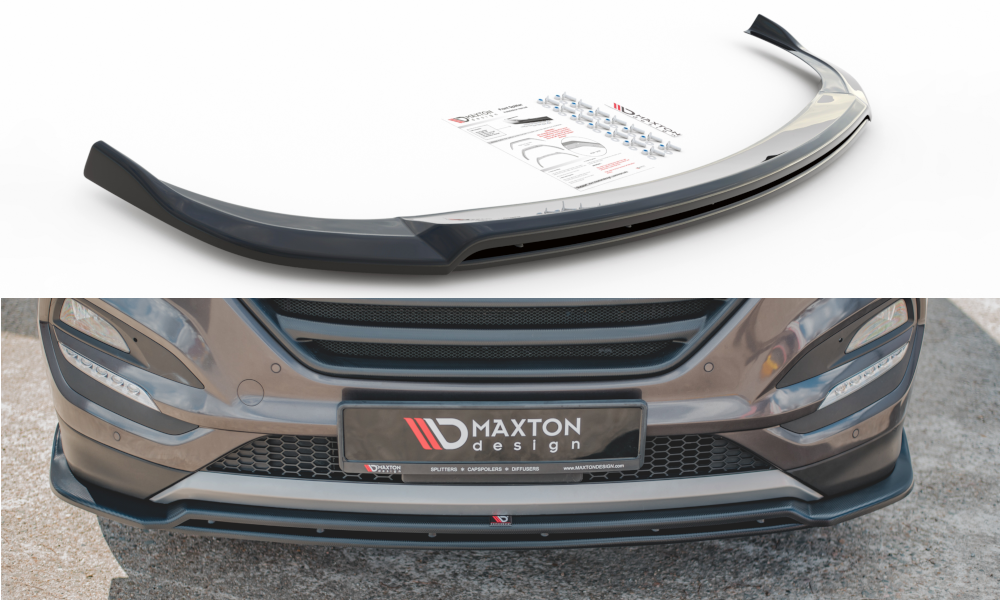 Front Ansatz für Hyundai Tucson Mk3 schwarz Hochglanz