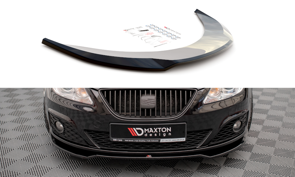 Front Ansatz V.2 für Seat Exeo schwarz Hochglanz