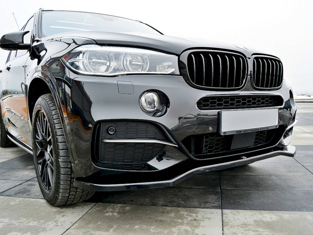 Front Ansatz V.1 für BMW X5 F15 M Paket schwarz Hochglanz