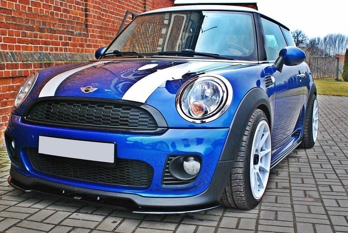 Front Ansatz V.1 für MINI COOPER R56 JCW schwarz Hochglanz