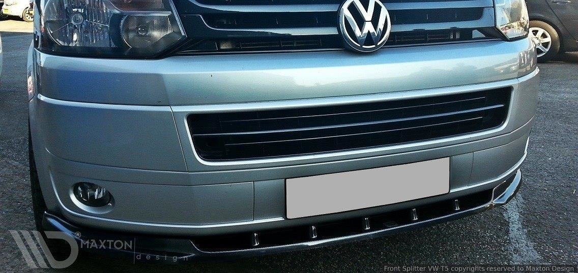 Front Ansatz für VW T5 Facelift schwarz Hochglanz