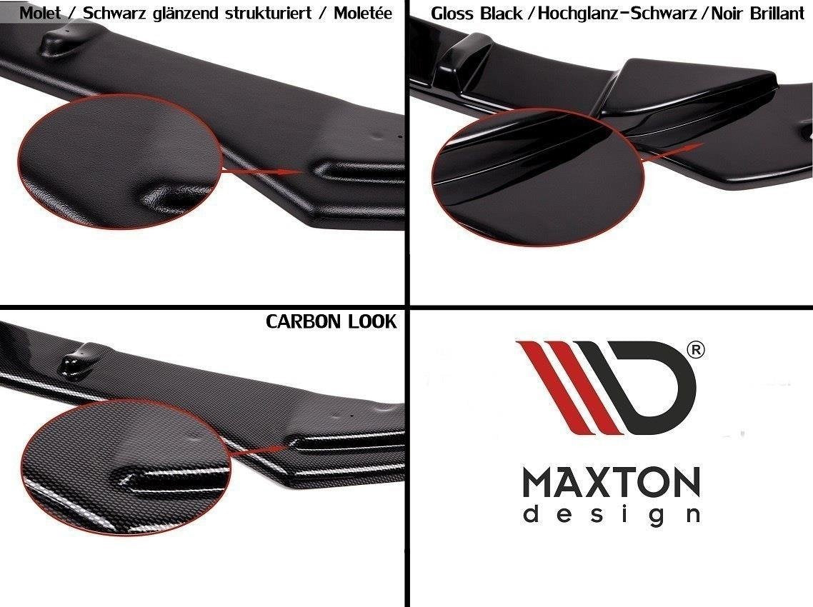 Diffusor Heck Ansatz für Audi A7 Mk1 S-Line Carbon Look