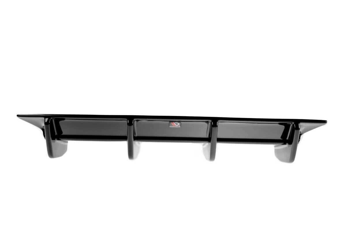 Diffusor Heck Ansatz für VW Golf R Variant Mk7 Facelift schwarz Hochglanz