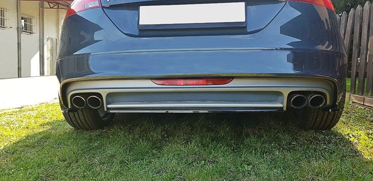 Heckansatz Audi TT S Mk2 (8J) schwarz Hochglanz