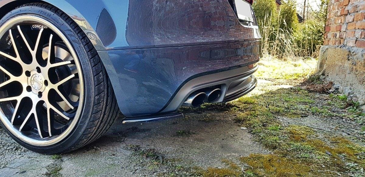 Heckansatz Audi TT S Mk2 (8J) schwarz Hochglanz