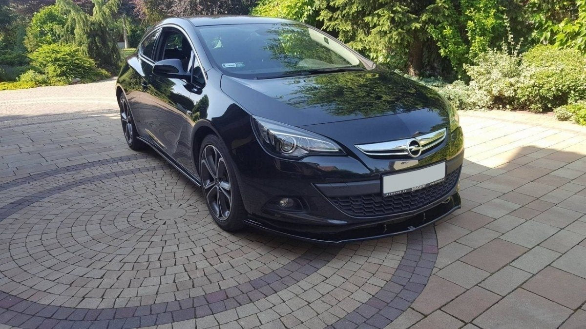 Front Ansatz für OPEL ASTRA GTC schwarz Hochglanz