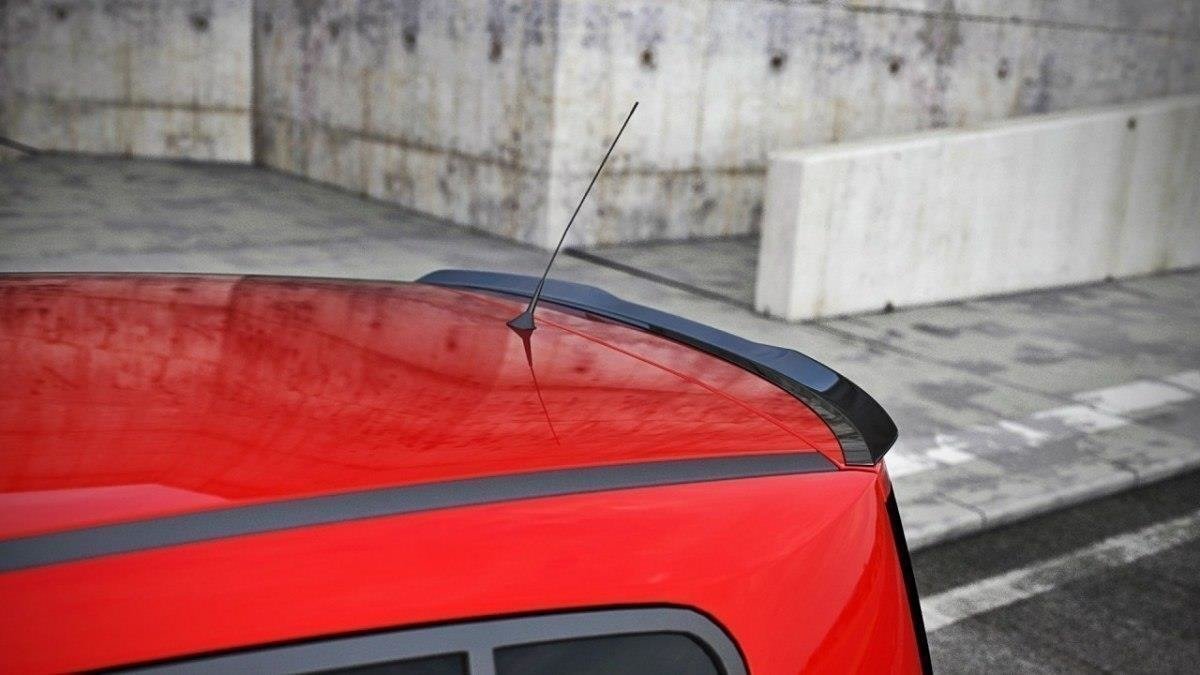 Spoiler CAP für RENAULT MEGANE II schwarz Hochglanz